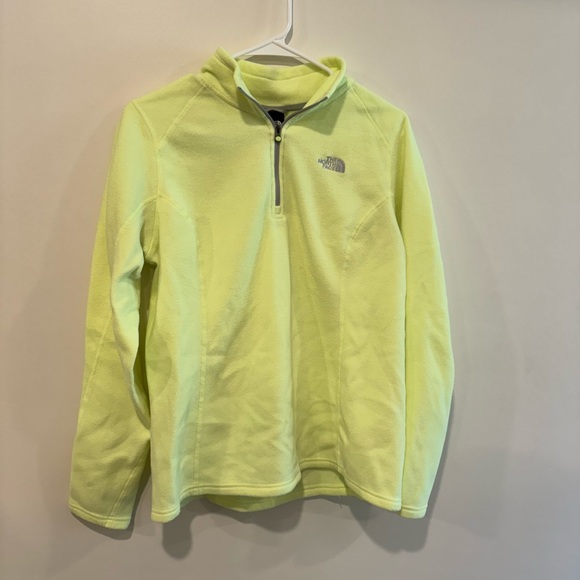 The North Face Tops - The North Face Light Green Fleece Size L